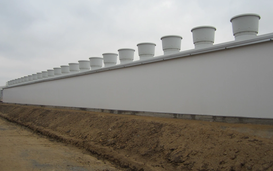 biological air treatment installation for pig farm
